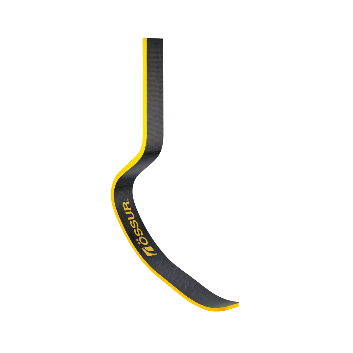 Össur Cheetah Xtreme sprint blade, a J-shaped carbon fibre blade designed for 100–200 m competitive sprinting